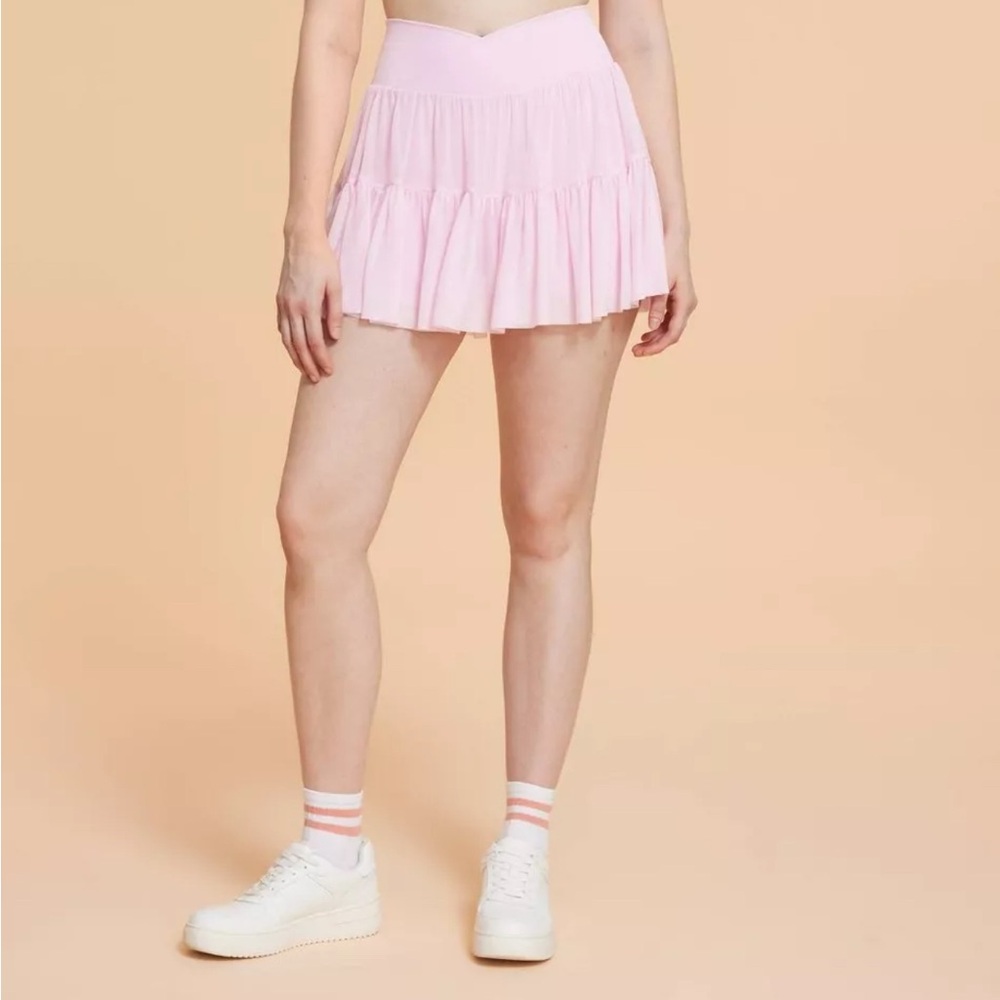 Blogilates Women's Ballerina Skort - Light Pink M NWT